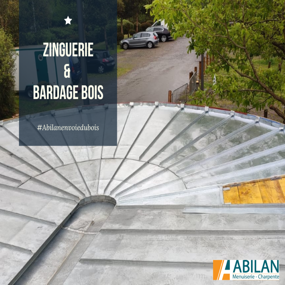 Zinguerie bardage bois - Abilan
